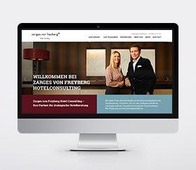 New website for Zarges von Freyberg Hotel Consulting