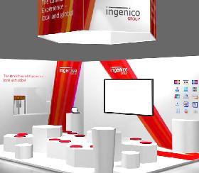 dmexco booth for Ingenico Group